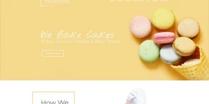 Patisserie is a fully responsive cakery WordPress theme