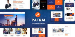 Boost your industrial website with Patrai Industry WordPress Theme—SEO optimized