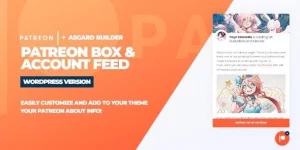 Unlock the power of Patreon with the Patreon Box and About Feed WordPress Plugin! Easily customize colors