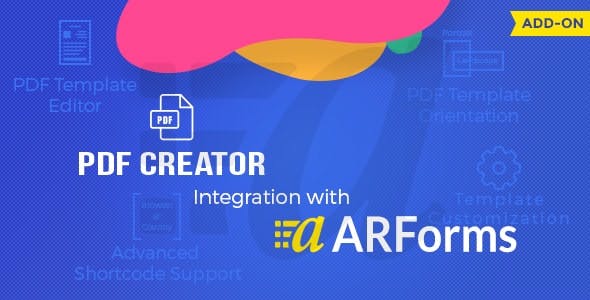 PDF Creator for ARForms plugin integrates your form entries and PDF creation in a single process. You can send generated PDF as an attachment with an email to the administrator immediately after form submission from ARForms.