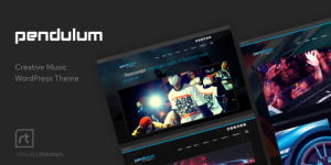 Elevate your music website with Pendulum! Perfect for bands and DJs