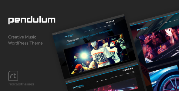 Elevate your music website with Pendulum! Perfect for bands and DJs