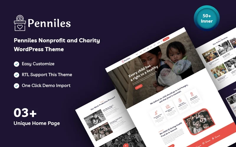 Penniles is a new Nonprofit and Charity WordPress Theme. Penniles is a new and nonprofit and charity WordPress Theme theme. Penniles has any section and charity functionality. Penniles support any device and media device. Penniles fully responsive. Penniles make by world's latest page builder. we make many custom elements for…