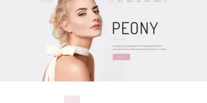 Peony is a Model Agency WP Theme