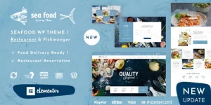 Pesce: Perfect WordPress theme for seafood