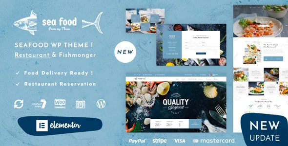 Pesce: Perfect WordPress theme for seafood