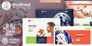 Looking to elevate your animal-related website to the next level? You don't have to look any further than Pethund Animals Shop  Veterinary WordPress Theme. This fantastic theme is crafted to help you create an engaging and professional online presence for your pet shop