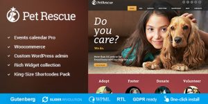 Discover Pet Rescue WP Theme for animal shelters! Responsive