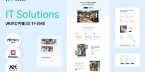 Meet one more IT solutions WordPress theme that is a marvelous way to boost your company. Explore Elementor based template full of options and functional widgets. The photon theme contains a lot of ready-made layouts