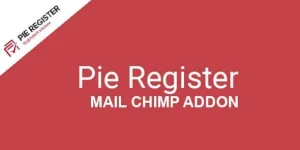 Pie Register (Add on) - Mail Chimp features