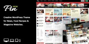 Pin Premium WordPress Theme is a Stylish and Responsive Pinterest-style Theme for Bloggers. Created with love using the latest HTML5 and CSS3 techniques with a validity code (both demos)