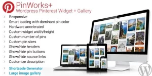 Enhance your WordPress site with the PinWorks Pinterest Gallery Widget! Showcase Pinterest boards stylishly and seamlessly. Download this premium plugin from Bevaultx at a fraction of the cost and boost your site's visual appeal today! #WordPress #Pinterest #Bevaultx