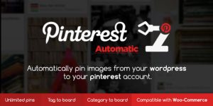 Pinterest Automatic is a WordPress plugin that pins images from your WordPress posts to your Pinterest account on complete auto-pilot. You no longer need to pin images manually which wastes lots of time.