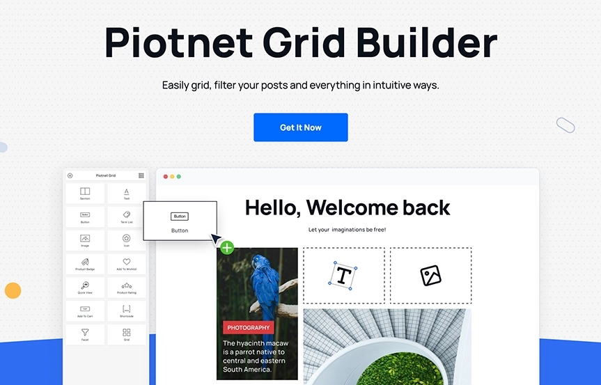 Piotnet Grid Builder is a simple grid