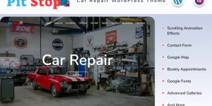 Pit Stop - is a premium Car Repair WordPress Theme