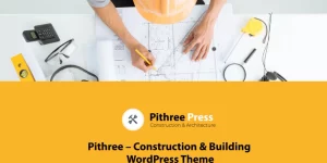 PITHREE business theme designed specifically for construction