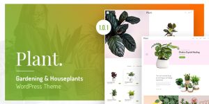 Spruce up your gardening website with The Plant WordPress Theme! Ideal for garden care tips  showcasing plants. Subscribe to Bevaultx for more themes!