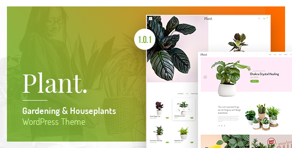 Spruce up your gardening website with The Plant WordPress Theme! Ideal for garden care tips  showcasing plants. Subscribe to Bevaultx for more themes!