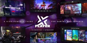 Level up your gaming website with the PlayerX theme. Get premium WordPress themes and plugins from Bevaultx to create an engaging eSports site.