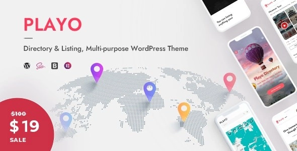 Discover Playo: the best WordPress theme for local directories and activities. Easily upload and book directories with front-end forms