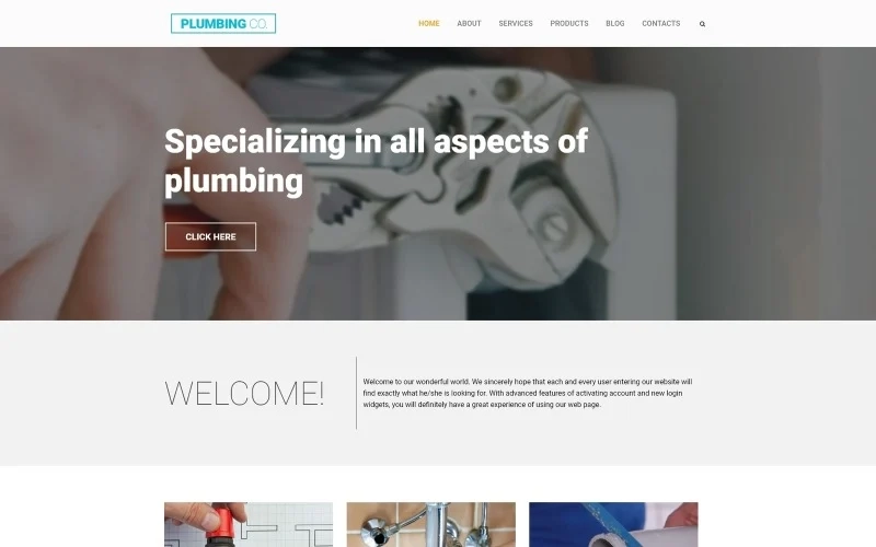 Use this theme for designing a fully functional business or corporate site. It features a variety of tools and effects that ensure an unmatched performance and functionality. A clean layout is coupled with full width images that add more style to the plumber WordPress theme. An assortment of custom options…