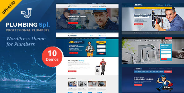 Plumbing Spl. WordPress is designed for plumbing companies