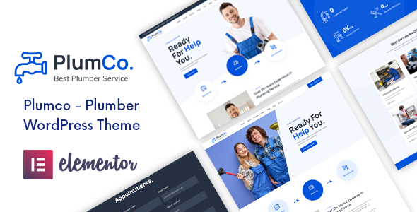 Plumco - Plumber WordPress Theme Ever heard about Plumco - Plumber WordPress Theme? If not