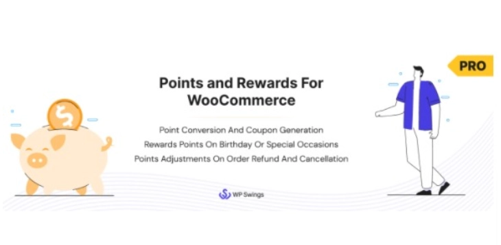 The Points and Rewards for WooCommerce Pro plugin helps merchants create a points-based loyalty program to reward customers. This reward system includes earning and redeeming store credits in the form of points and discount coupons for actions performed by shoppers.