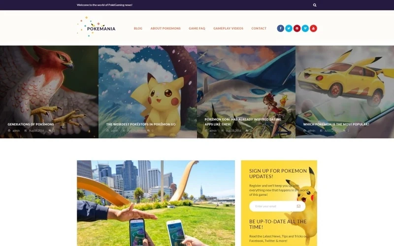 If you need a bright responsive WordPress theme for your project