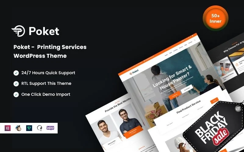 Poket is a printing service responsive WordPress theme. it the best printing wp theme in this market. the theme looks nice