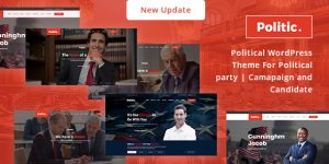 Build your political website effortlessly with Politic: Political WordPress Theme. SEO optimized