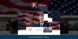 Create a winning online presence with Politix - the ultimate Political Campaign WordPress Theme. Available on ThemeForest. Customize easily and engage voters!