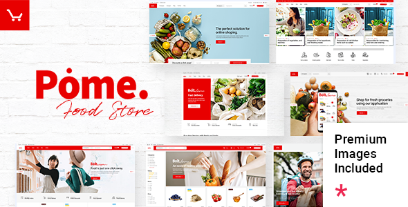 Create a stunning online food store effortlessly with Pome Food Store WordPress Theme. Responsive