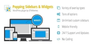 Discover "Popping Sidebars and Widgets for WordPress" - a game-changing plugin that enhances user engagement with sleek