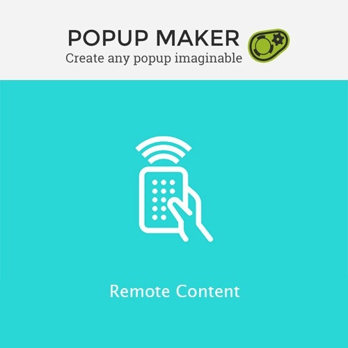 Remote Content includes multiple methods to load dynamic or remote content into a popup in an on-demand fashion