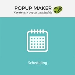 Schedule the date and time to display a popup according to one or more schedules.