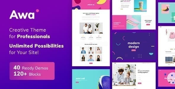 Discover AWA - the ultimate Portfolio WordPress theme with customizable features and sleek design. Join Bevaultx for secure