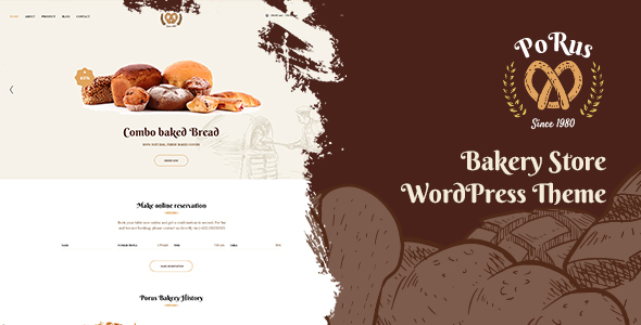 Awesome Bakery Store WordPress Theme - Porus Hey WordPress fanatics! Ready to give your bakery store the boost it needs? Today