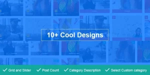 Post Category Image With Grid and Slider plugin allow users to upload category image and display in grid and slider Post Category Image with Grid and Slider Pro adds a Menu tab in WP Admin side with the name “Category Image” where you can select categories option.