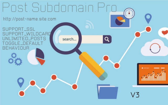 As the title WordPress Post Subdomain Pro says it all this plugin convert your posts into sub domain used for wordpress seo. WordPress Post Subdomain Pro empower WordPress to easily convert your post into Subdomains for website.