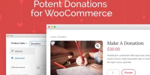 Unlock the power of giving with Potent Donations for WooCommerce! This lightweight plugin adds a Donation product type