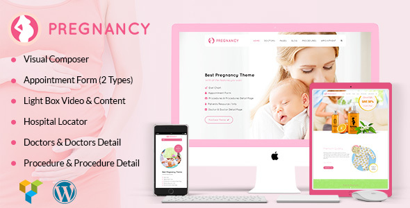 The Pregnancy Medical Health – Medical  Gynecologist Theme is your go-to solution for creating a professional