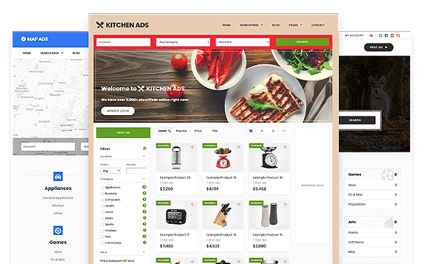 Create your own classifieds website similar to GumTree or Craigslist with this WordPress theme.