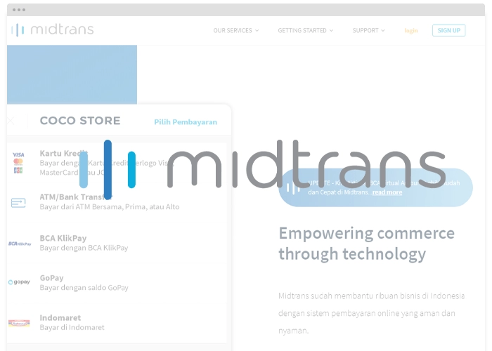 Accept payments on your WordPress website using the Midtrans payment plugin.