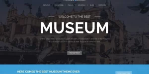 This fully responsive and well-documented theme is the best solution for showcasing your museum in the best light! A top-notch design with Parallax animation will help you to make a stunning presentation of your anthropology