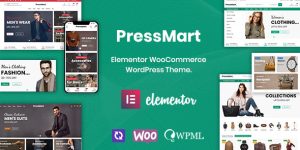 PressMart is modern and unique Elementor WooCommerce WordPress Theme. It comes with high-quality 05+ Prebuild Home Pages that fit any online store such as fashion store