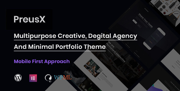 Discover PreusX Digital Agency and Portfolio WordPress Theme on Bevaultx. Perfect for digital agencies