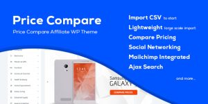 Create stunning price comparison sites effortlessly with the Price Compare WordPress Theme. Responsive