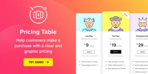 Showcase pricing plans professionally with WordPress Pricing Table Plugin. Easy customization