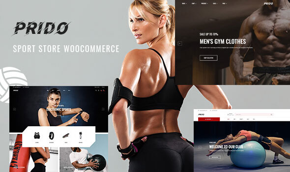 Boost your sports retail business with Prido - Sport Store WooCommerce Theme. Sleek design